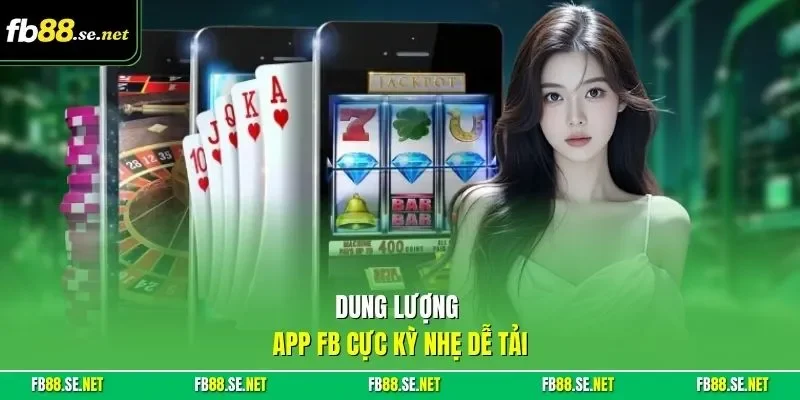Dung lượng app FB cực kỳ nhẹ dễ tải