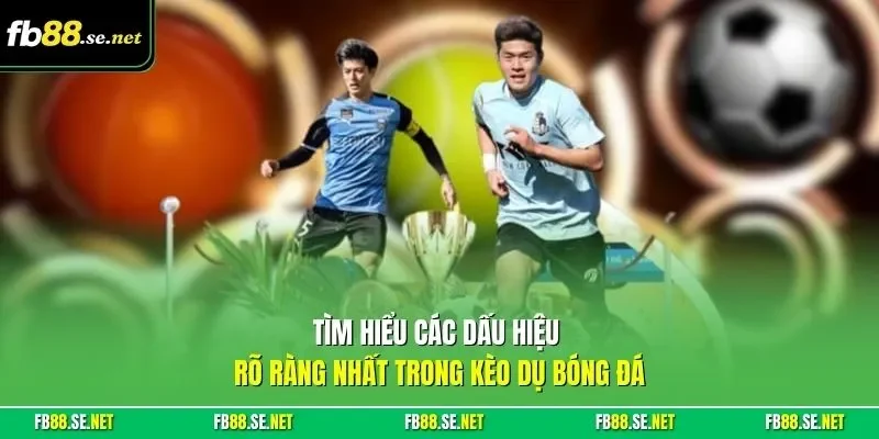 Tìm hiểu các dấu hiệu rõ ràng nhất trong kèo dụ bóng đá